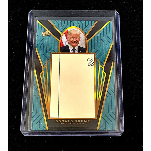 Rare President Donald Trump Authentic Relic Card Limited Edition - Picture 1 of 4